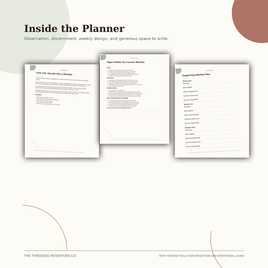 Resonant Rhythms | Digital Rhythm and Pacing Planner