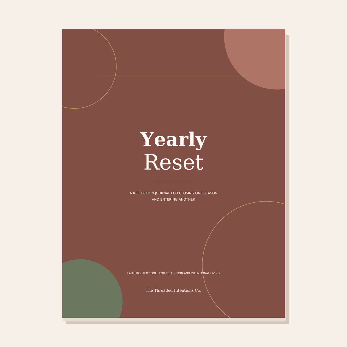 Yearly Reset | Reflection Journal