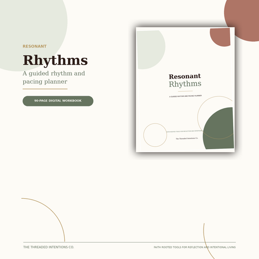 Resonant Rhythms | Digital Rhythm and Pacing Planner