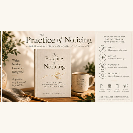 The Practice of Noticing | Guided Reflection Journal