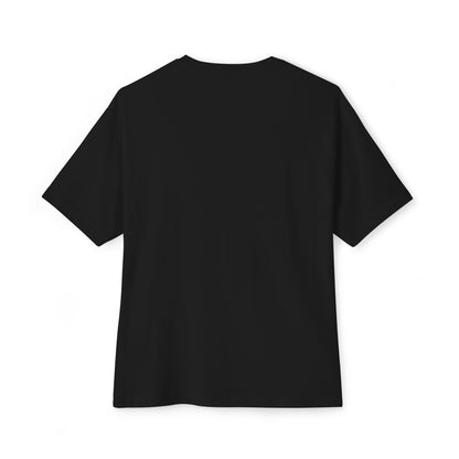 Boxy Tee — “Created With Purpose” Minimal Script Graphic Shirt