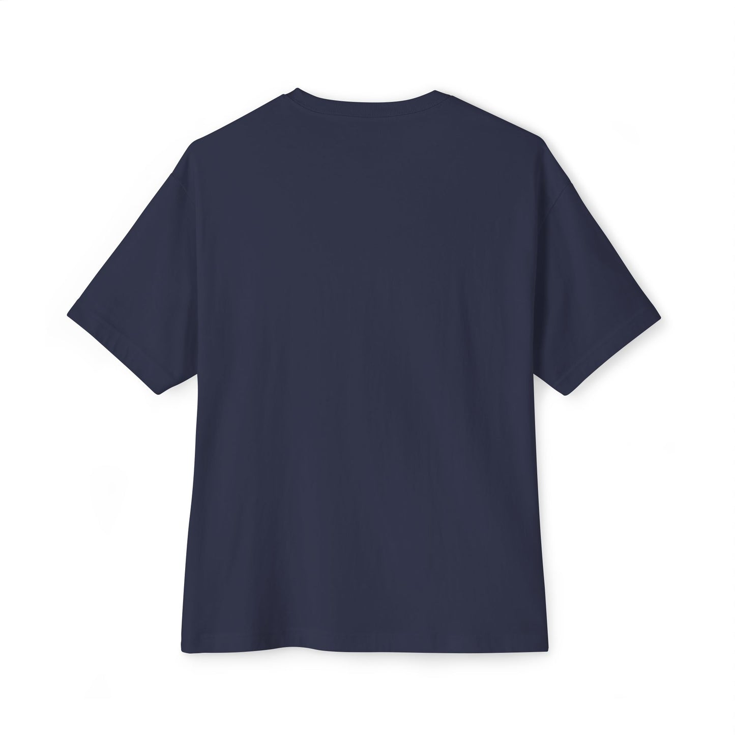 Boxy Tee — “Created With Purpose” Minimal Script Graphic Shirt