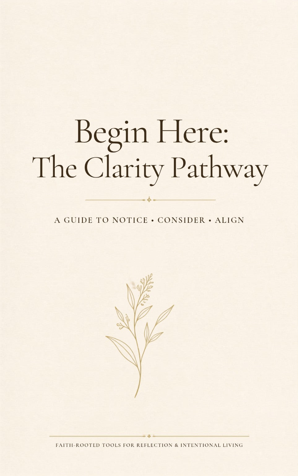 Begin Here | The Clarity Pathway