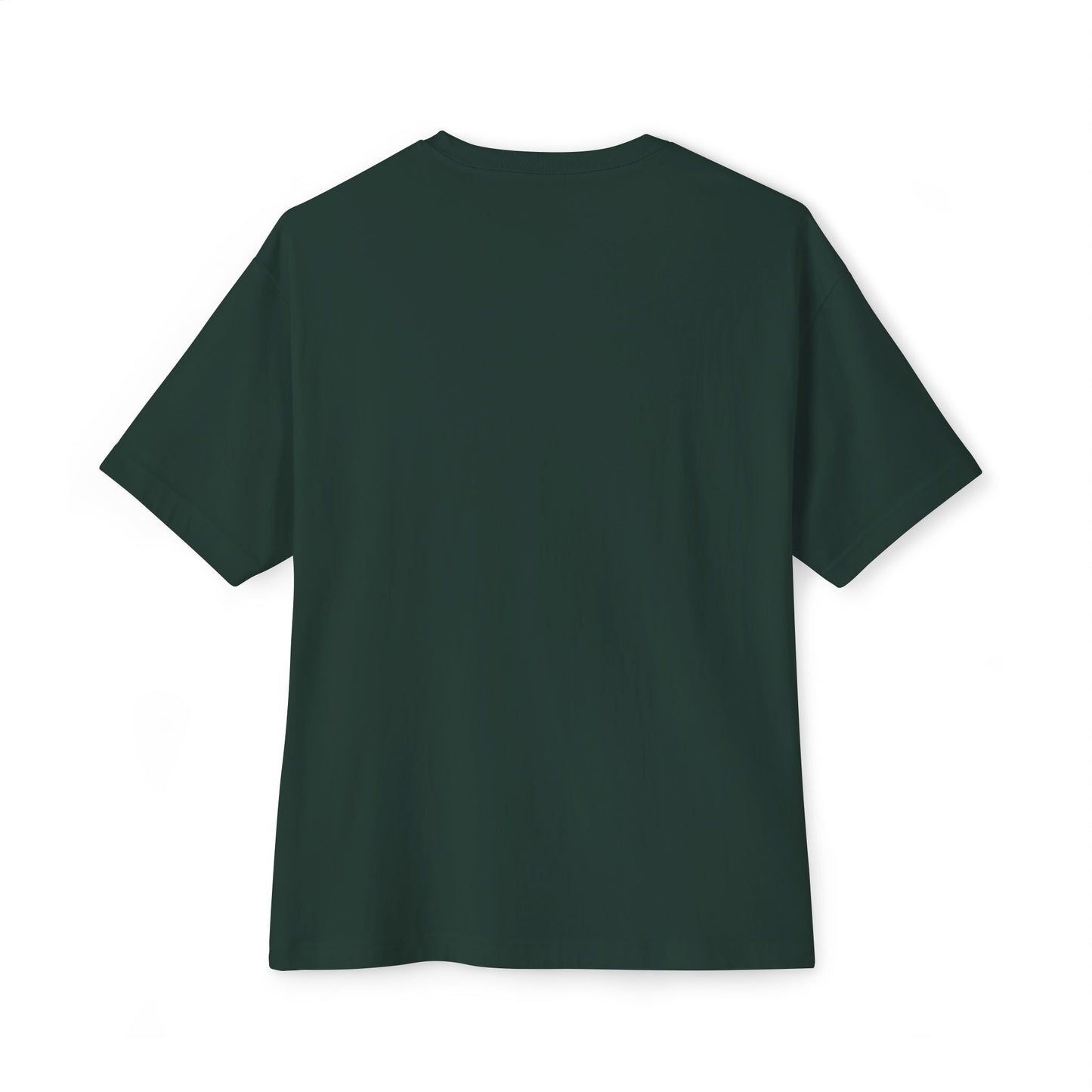 Boxy Tee — “Created With Purpose” Minimal Script Graphic Shirt