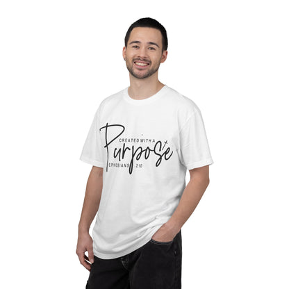 Created With A Purpose T-Shirt — Ephesians 2:10 Faith Graphic Tee
