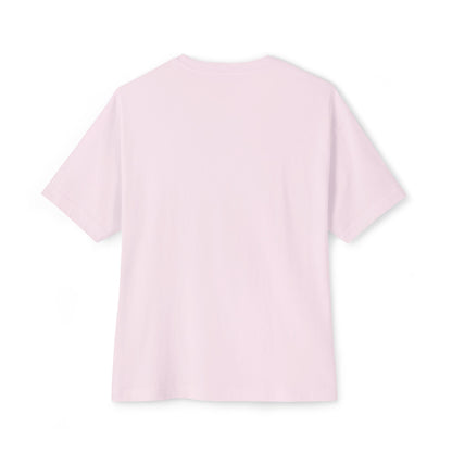 Boxy Tee — “Created With Purpose” Minimal Script Graphic Shirt