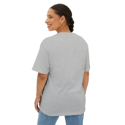 Boxy Tee — “Created With Purpose” Minimal Script Graphic Shirt