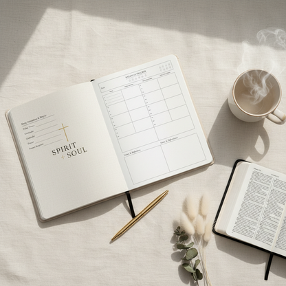 Faith & Flow Planner mockup