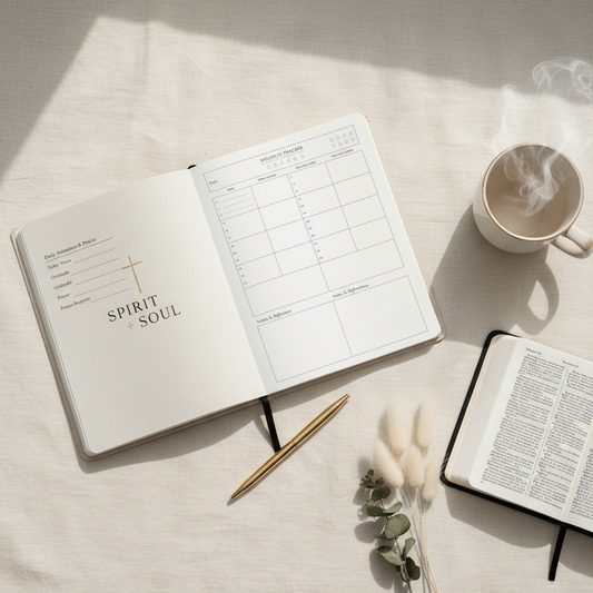 Faith & Flow Planner mockup